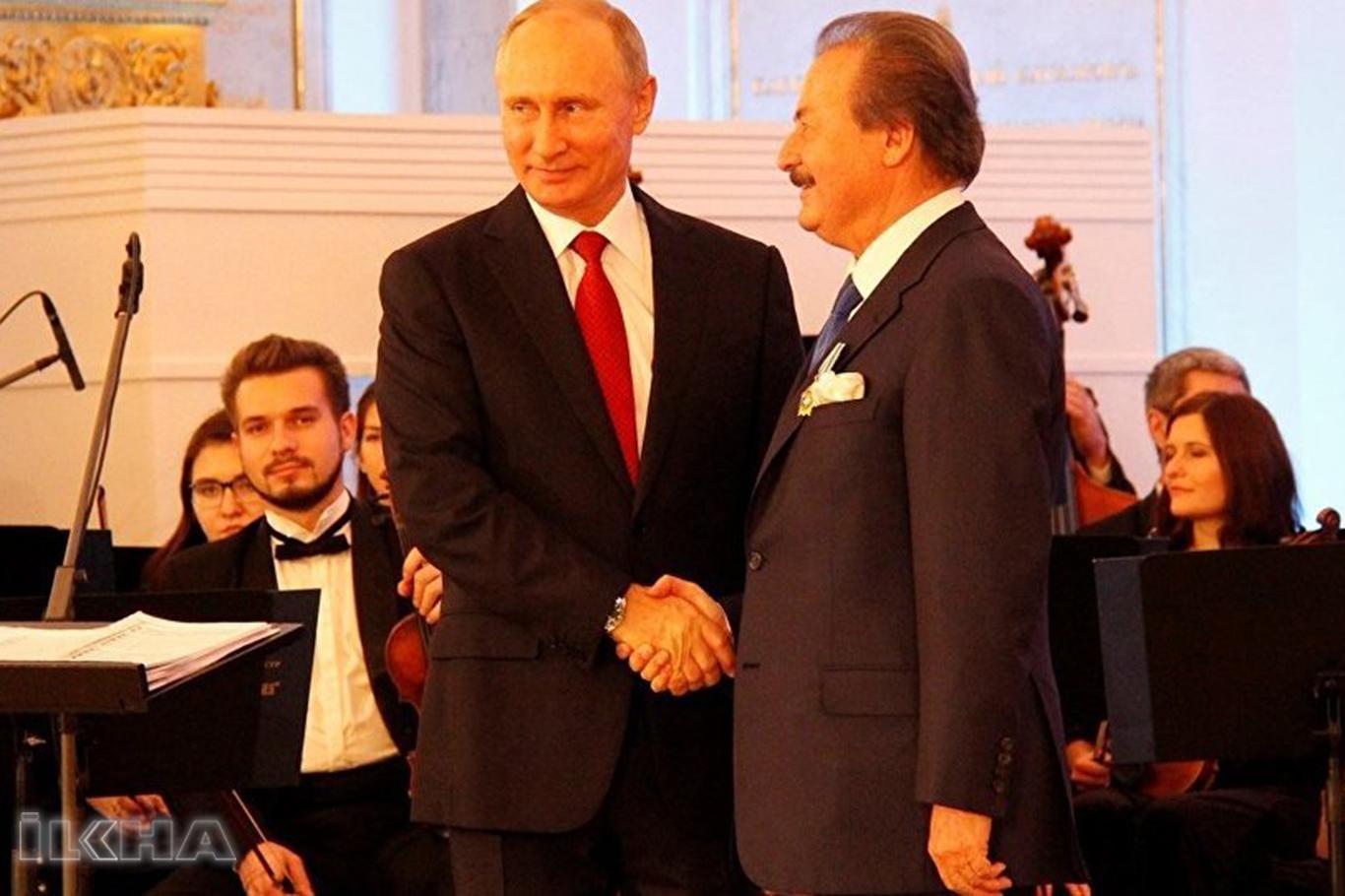 Russian order of friendship from Putin to Cavit Çağlar Russian order of friendship from Putin to Cavit Çağlar